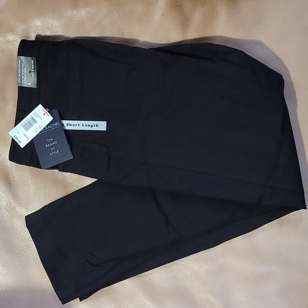 Dress slacks, Zac&Rachel brand, size 8, black